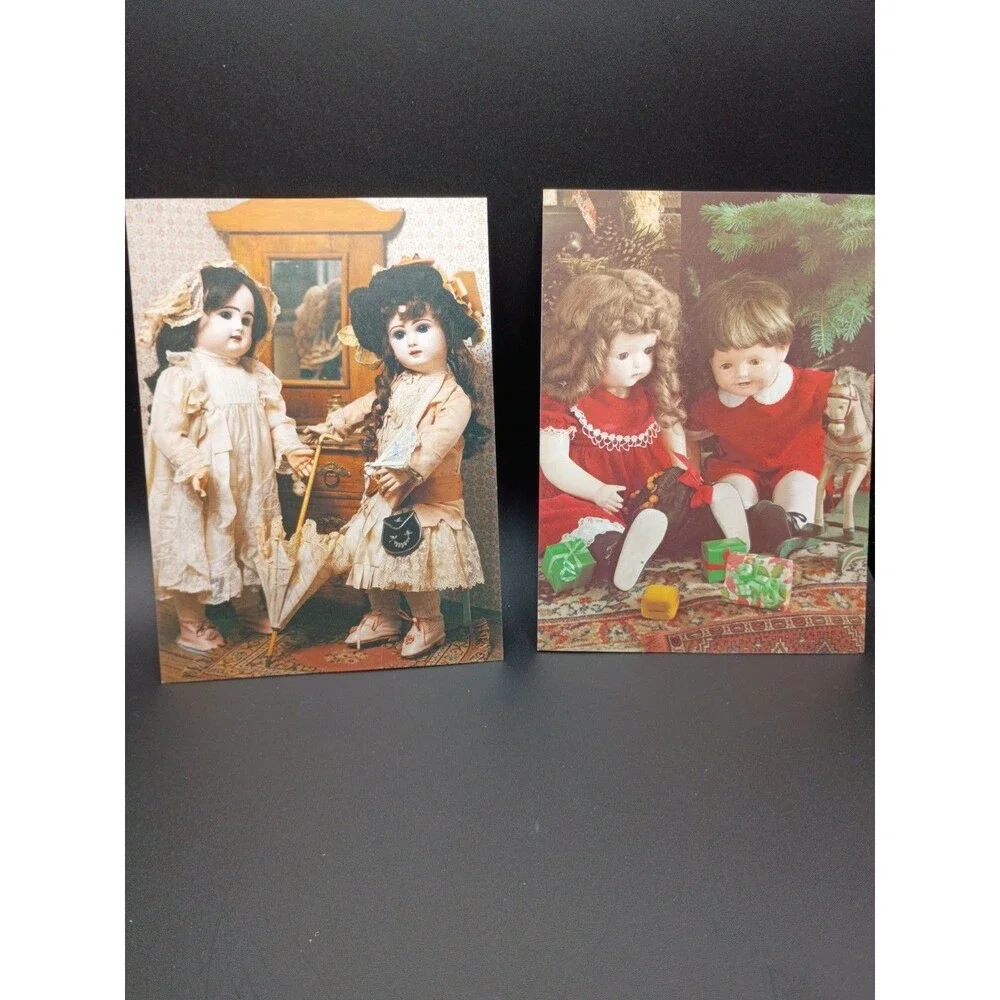 Current Dollhouse Greeting Cards Victorian Vintage Americana Dolls Parasol Buggy